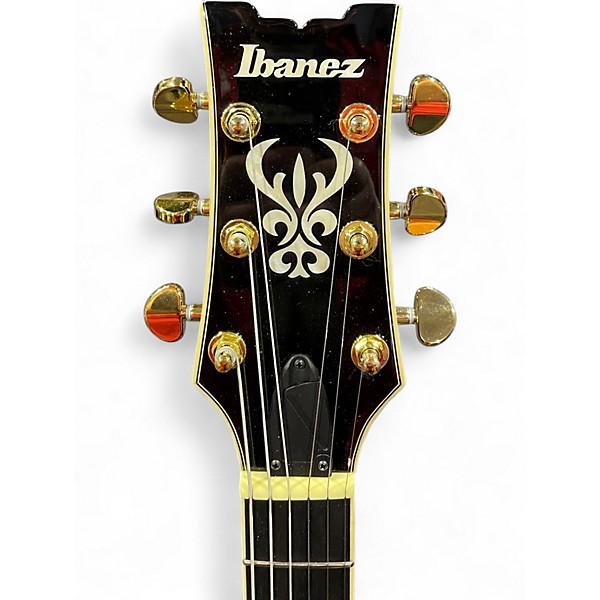Used Ibanez AMH90 Black Hollow Body Electric Guitar