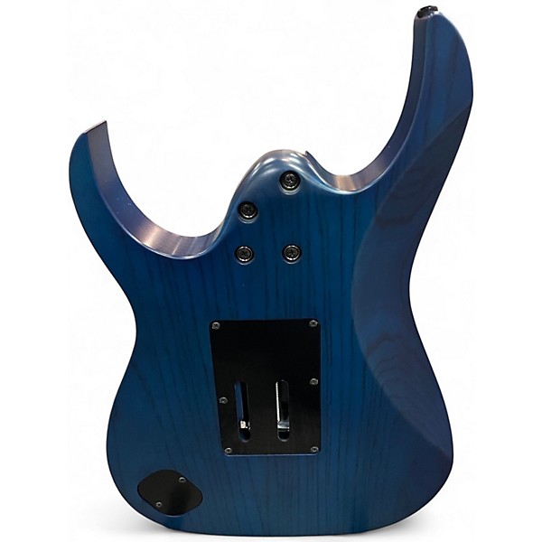 Used Ibanez RG653DX Trans Blue Solid Body Electric Guitar