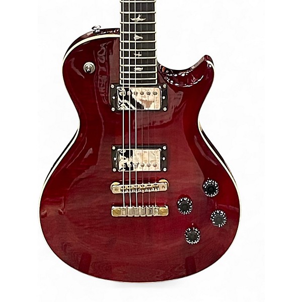 Used PRS SE Singlecut McCarty 594 Trans Red Solid Body Electric Guitar