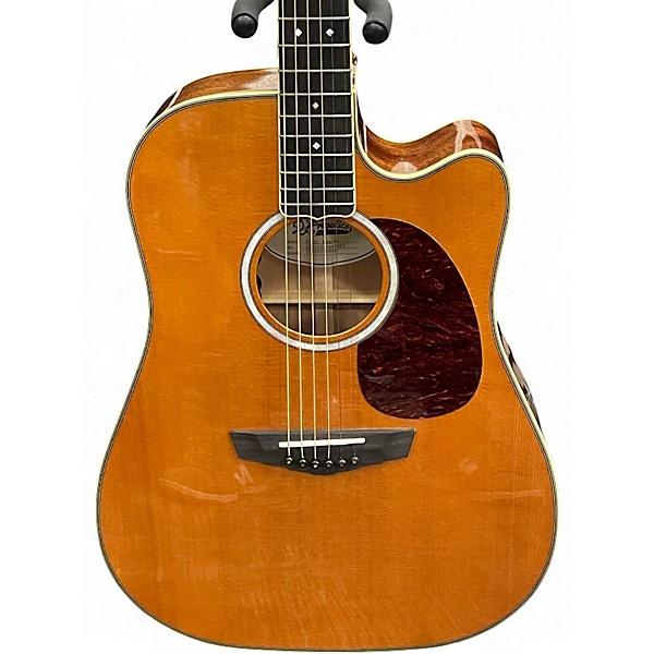 Used D'Angelico Excel Bowery Natural Acoustic Electric Guitar