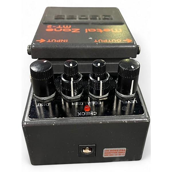 Used BOSS MT2 Metal Zone Distortion Effect Pedal