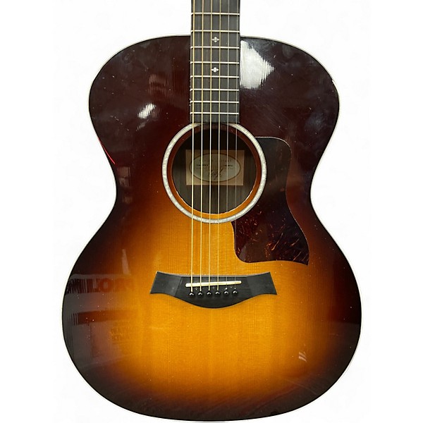 Used Taylor 214E SB DLX Sunburst Acoustic Electric Guitar