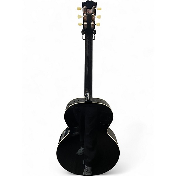 Used Epiphone Inspired by Gibson J-180 Black Acoustic Guitar