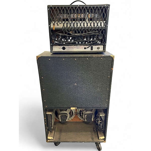 Vintage 1960s Danelectro 1960s DS100 Head and 6x10 Cab Tube Guitar Amp Head