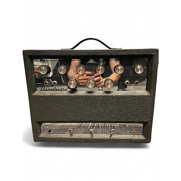 Vintage 1960s Danelectro 1960s DS100 Head and 6x10 Cab Tube Guitar Amp Head