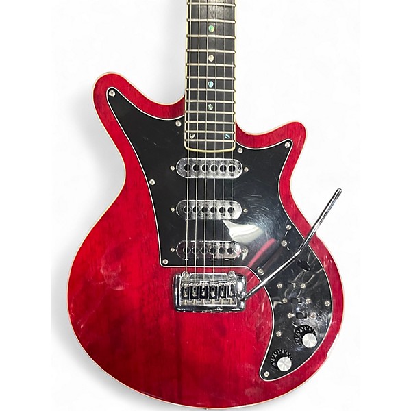 Used Harley Benton BM75DLX RED Solid Body Electric Guitar