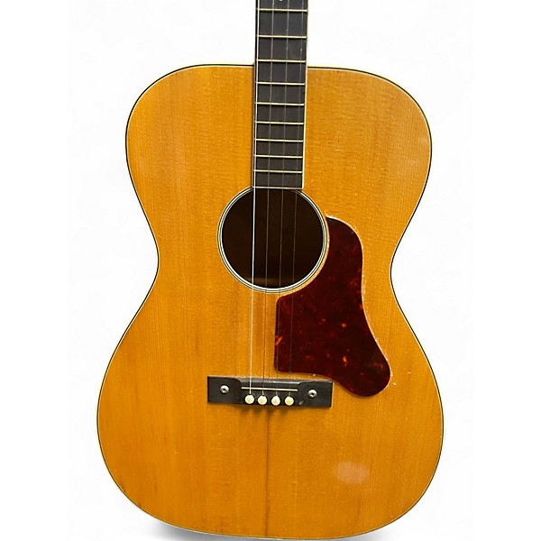 Vintage 1960s Harmony 1201 Natural Acoustic Guitar
