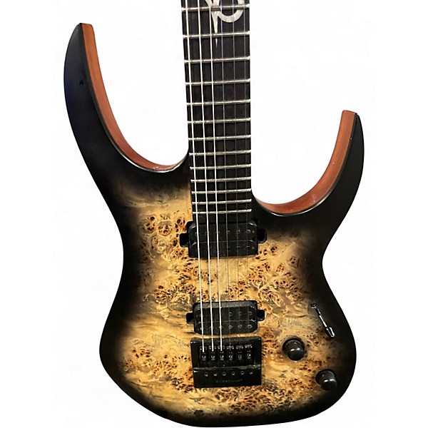 Used 2021 Solar Guitars S1.6PB POPLAR BURL BURST Solid Body Electric Guitar