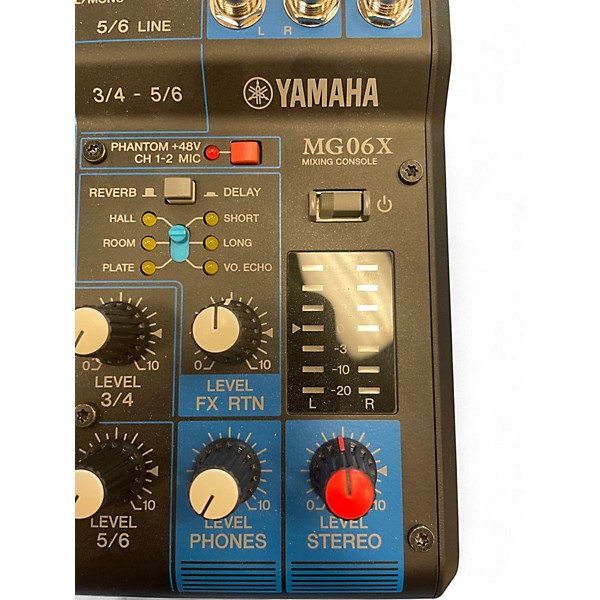 Used Yamaha MG06X Unpowered Mixer