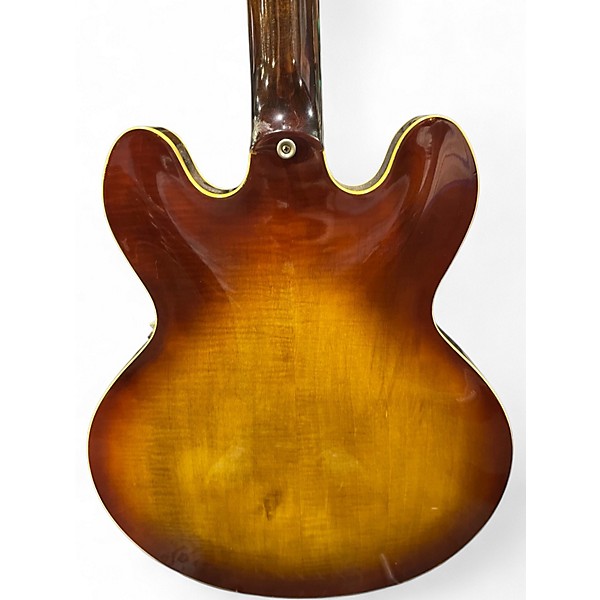 Vintage 1981 Electra The Elvin Bishop Model Cherry Sunburst Hollow Body Electric Guitar