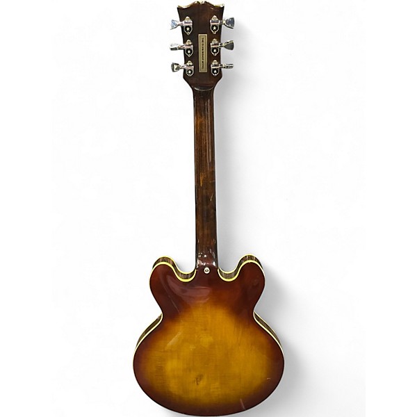 Vintage 1981 Electra The Elvin Bishop Model Cherry Sunburst Hollow Body Electric Guitar