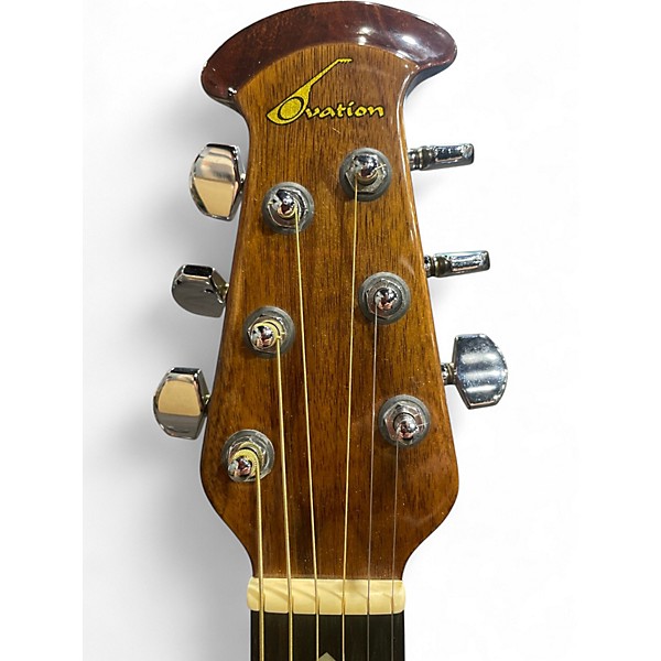 Used Ovation 1861AX-5 Standard Balladeer NATURAL Acoustic Electric Guitar