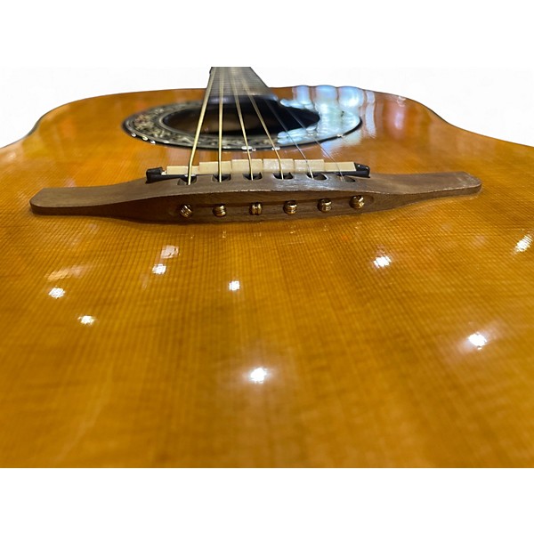 Used Ovation 1861AX-5 Standard Balladeer NATURAL Acoustic Electric Guitar