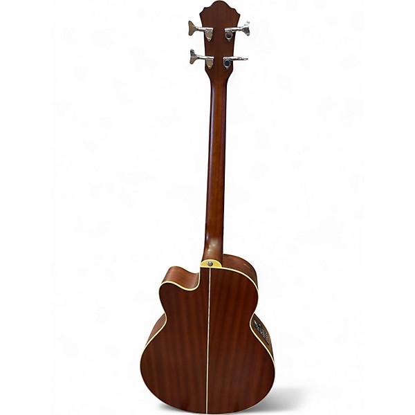 Used Ibanez aeb10e Natural Acoustic Bass Guitar