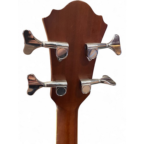 Used Ibanez aeb10e Natural Acoustic Bass Guitar