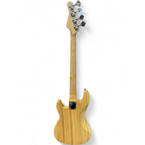 Used Glarry fretless Natural Electric Bass Guitar
