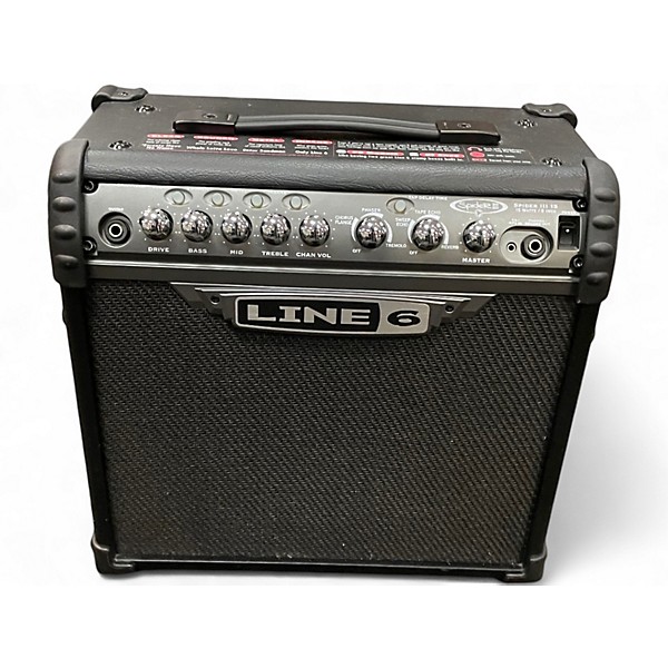 Used Line 6 Spider III 15 1X8 15W Guitar Combo Amp
