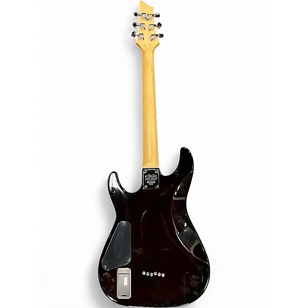 Used Schecter Guitar Research Demon 6 Trans Red Solid Body Electric Guitar
