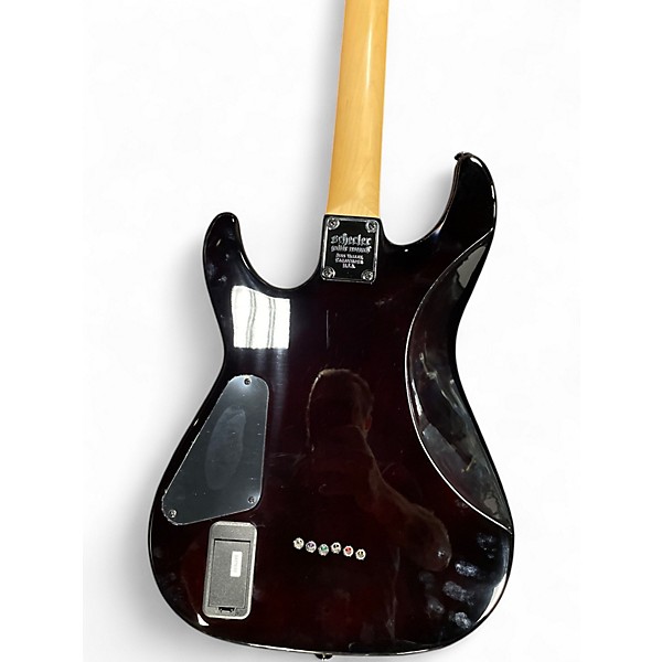 Used Schecter Guitar Research Demon 6 Trans Red Solid Body Electric Guitar