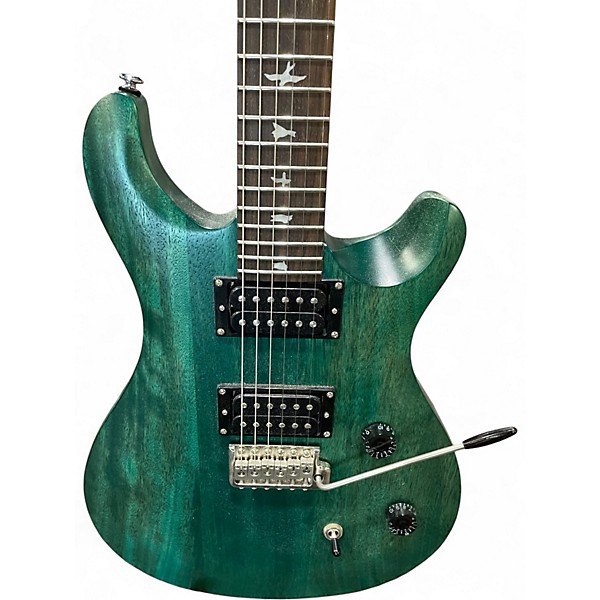 Used PRS SE CE Green Solid Body Electric Guitar