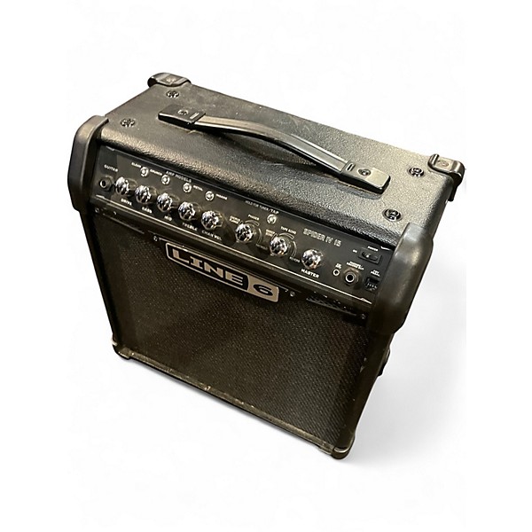 Used Line 6 Spider IV 15W 1X8 Guitar Combo Amp