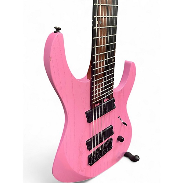 Used Legator N8FP 8-STRING Flamingo pink Solid Body Electric Guitar