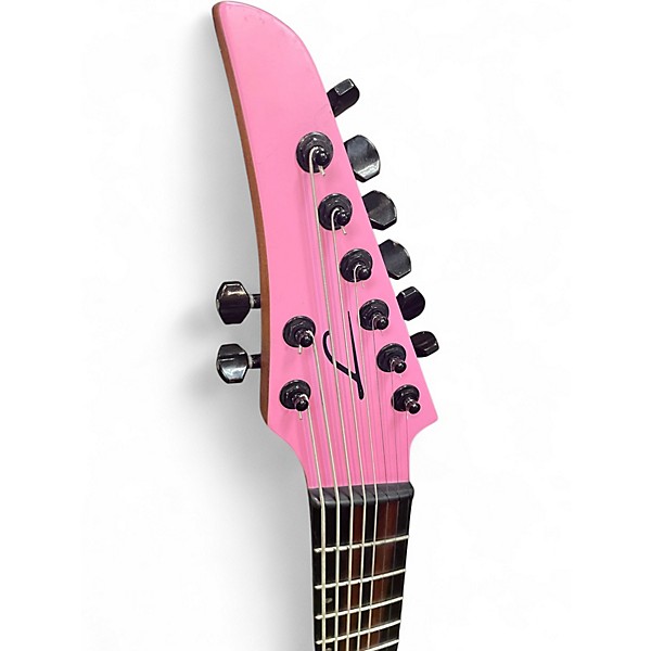 Used Legator N8FP 8-STRING Flamingo pink Solid Body Electric Guitar