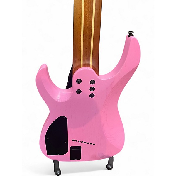 Used Legator N8FP 8-STRING Flamingo pink Solid Body Electric Guitar