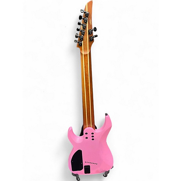 Used Legator N8FP 8-STRING Flamingo pink Solid Body Electric Guitar