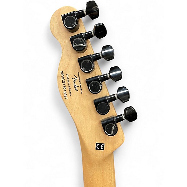 Used Squier Affinity Telecaster hh Black Solid Body Electric Guitar