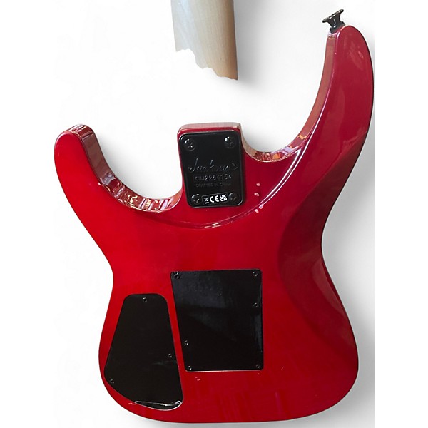 Used Jackson JS Series Dinky JS34Q DKA-M TRANSPARENT RED Solid Body Electric Guitar