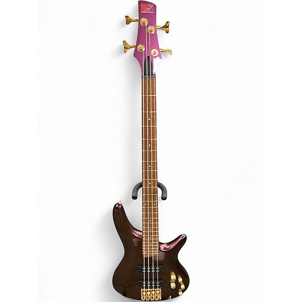 Used Ibanez SR300 ROSE GOLD CHAMELEON Electric Bass Guitar