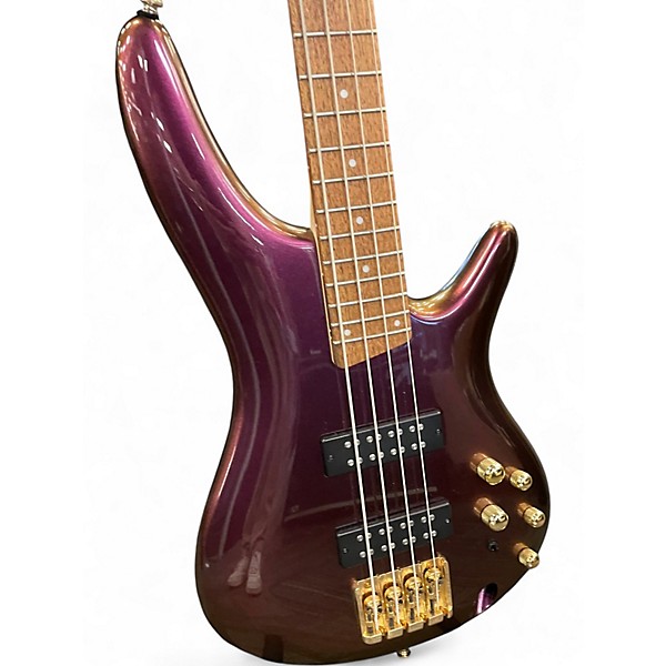 Used Ibanez SR300 ROSE GOLD CHAMELEON Electric Bass Guitar