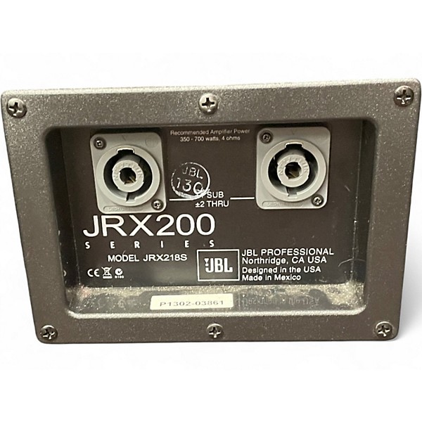 Used JBL JRX218S Unpowered Subwoofer