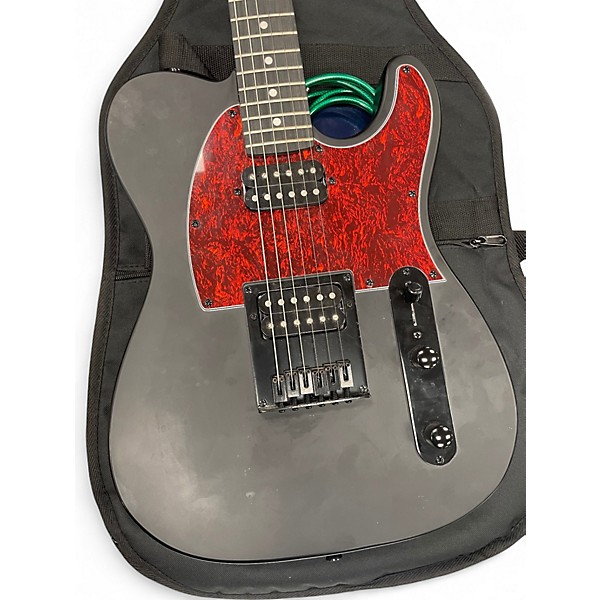 Used Harley Benton Black and Red Solid Body Electric Guitar