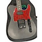 Used Harley Benton Black and Red Solid Body Electric Guitar