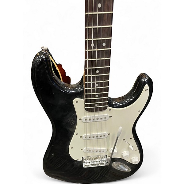 Used Squier Affinity Stratocaster BLACK Solid Body Electric Guitar