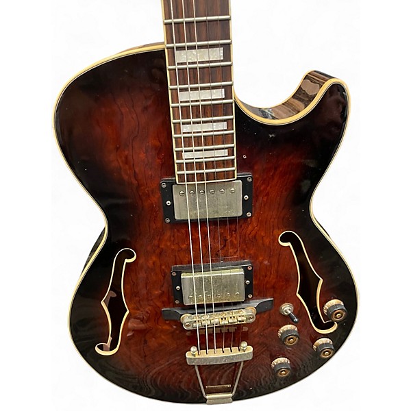 Used Ibanez ART CORE Brown Sunburst Hollow Body Electric Guitar