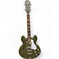 Used Epiphone Casino Worn Army Green Hollow Body Electric Guitar thumbnail