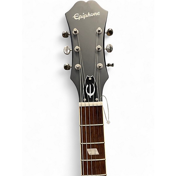 Used Epiphone Casino Worn Army Green Hollow Body Electric Guitar