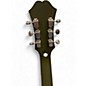 Used Epiphone Casino Worn Army Green Hollow Body Electric Guitar