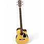 Used Fender CB100CE Natural Acoustic Bass Guitar thumbnail