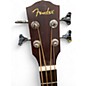 Used Fender CB100CE Natural Acoustic Bass Guitar