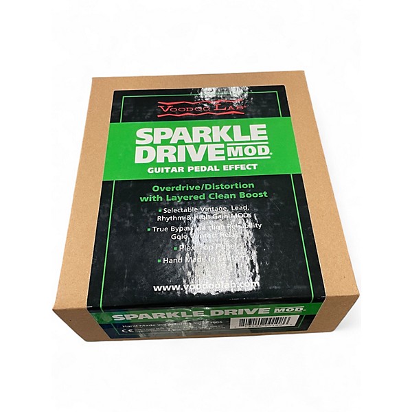 Used Voodoo Lab Sparkle Drive Mod Overdrive Effect Pedal