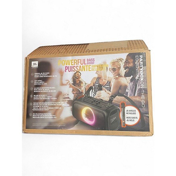 Used JBL Partybox On-The-Go Essential Powered Speaker