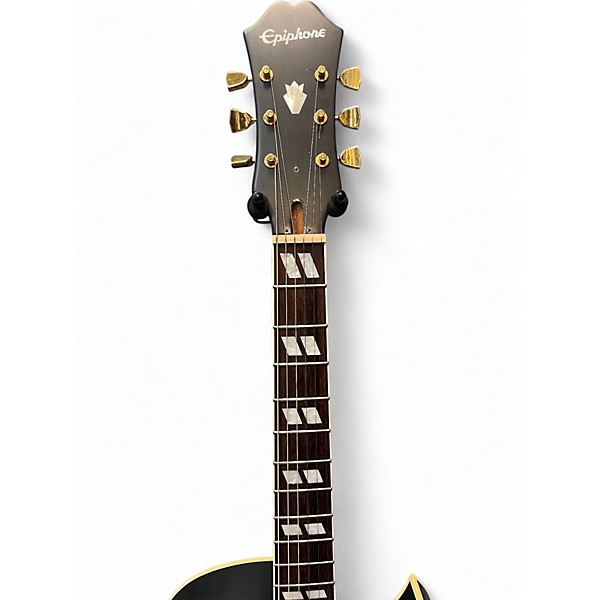 Used Epiphone ES175 Reissue Satin Black Hollow Body Electric Guitar
