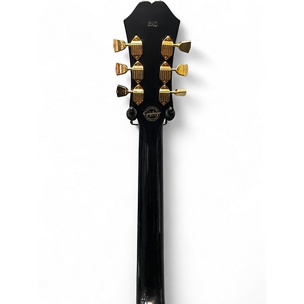 Used Epiphone ES175 Reissue Satin Black Hollow Body Electric Guitar
