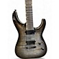 Used ESP LTD MH1000 Deluxe Trans Charcoal Solid Body Electric Guitar