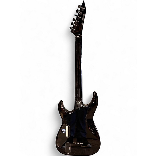 Used ESP LTD MH1000 Deluxe Trans Charcoal Solid Body Electric Guitar