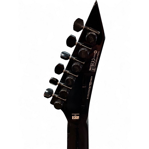 Used ESP LTD MH1000 Deluxe Trans Charcoal Solid Body Electric Guitar